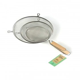 Set di Colini Secret de Gourmet Legno Acciaio inossidabile (3 Pezzi)