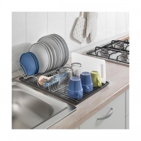 Scolapiatti da Lavandino Metaltex Wing-tex Metallo (50 x 31 x 11 cm)