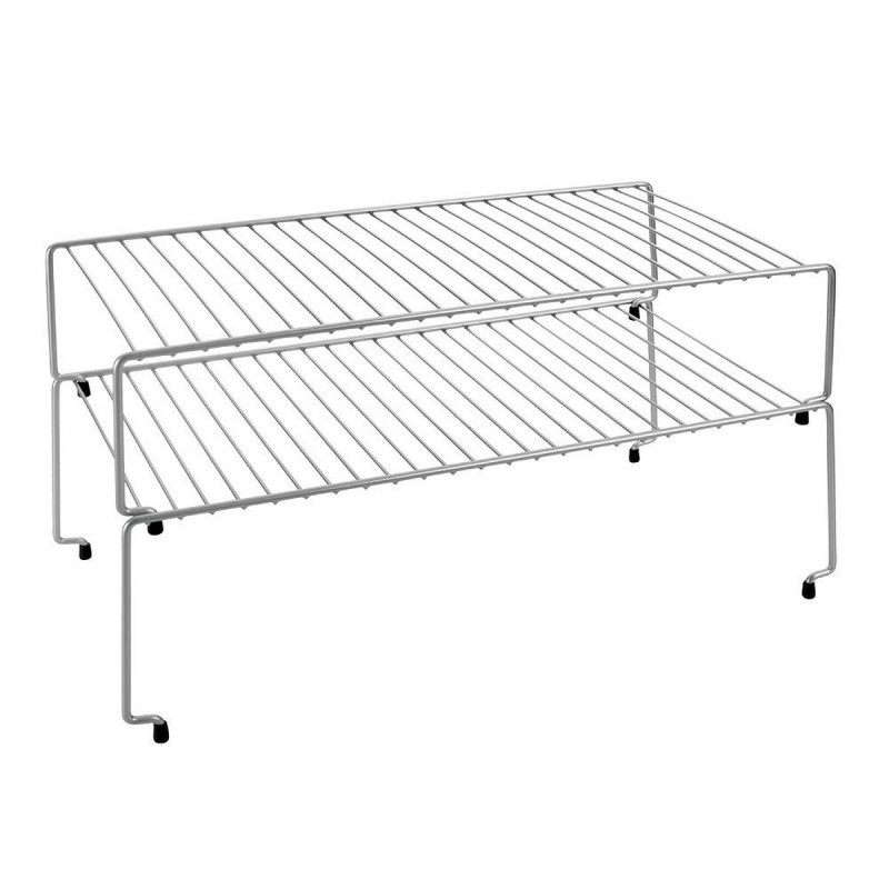 Contenitore per Sistemare per Mobile da Cucina Metaltex Sky Metallo 48 x 33 x 24 cm Impilabile Cucina (2 Unità)
