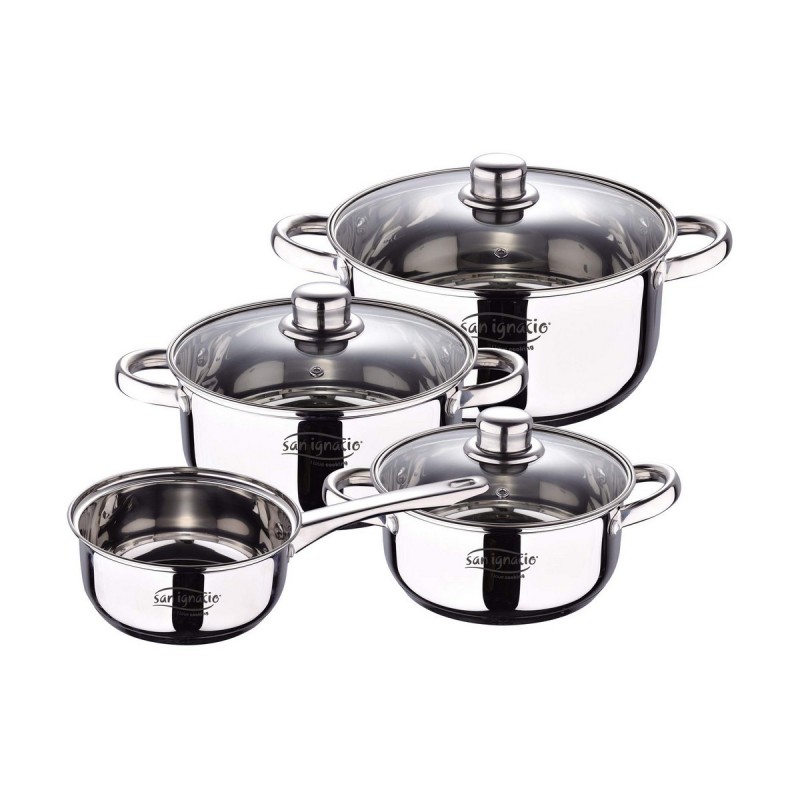 Batteria da Cucina San Ignacio Cassel SG8172 Argentato Acciaio inossidabile