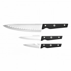 Set di Coltelli Bergner Pro Reeco BG41026DBL Acciaio inossidabile ABS 3 Pezzi
