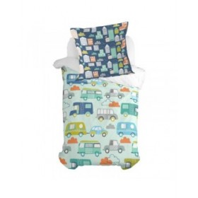 Federa HappyFriday Moshi Moshi Holidays Multicolore 80 x 80 cm