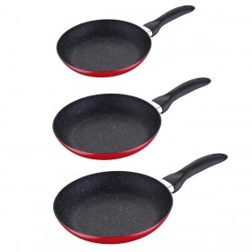 Set di padelle San Ignacio Rosso Alluminio