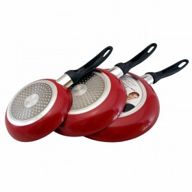 Set di padelle San Ignacio Rosso Alluminio