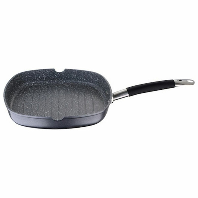 Griglia Masterpro BGMP-3287-BK Alluminio Alluminio Forgiato Ø 28 cm 28 x 28 x 4,5 cm (4 Pezzi)