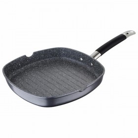 Griglia Masterpro BGMP-3287-BK Alluminio Alluminio Forgiato Ø 28 cm 28 x 28 x 4,5 cm (4 Pezzi)