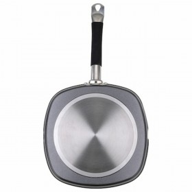 Griglia Masterpro BGMP-3287-BK Alluminio Alluminio Forgiato Ø 28 cm 28 x 28 x 4,5 cm (4 Pezzi)