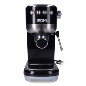 Caffettiera Express a Leva EDM 07707 Nero 2 Tazze 1,3 L