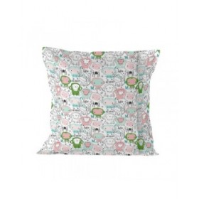 Federa HappyFriday Moshi Moshi Macaque Multicolore 80 x 80 cm