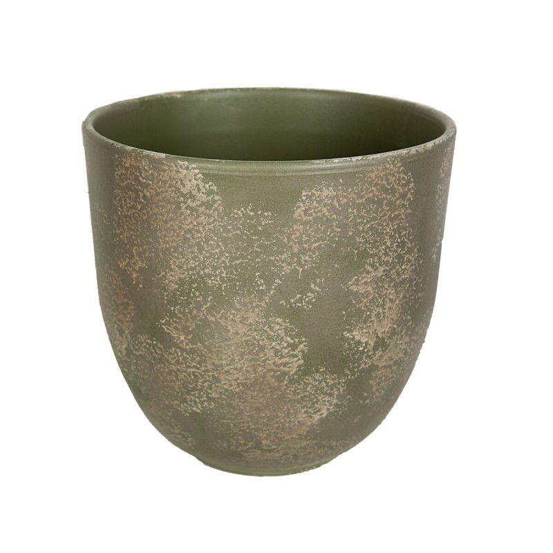 Vaso Romimex Verde Ceramica 27 x 27 x 27 cm