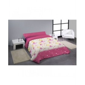 Set di copripiumino Hosteline BAILA Rosa Singolo 2 Pezzi