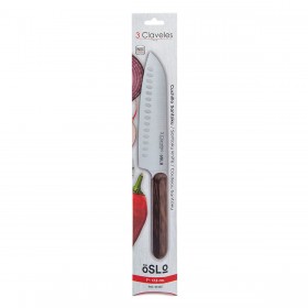 Coltello Santoku 3 Claveles Oslo Acciaio inossidabile 17,5 cm
