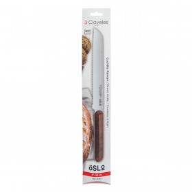 Coltello per il Pane 3 Claveles Oslo Acciaio inossidabile 20 cm