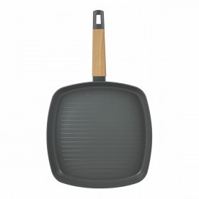 Padella griglia San Ignacio Earth Grey SG-6754 Grigio Alluminio 28 x 28 cm