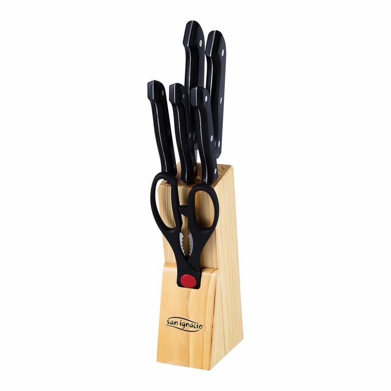 Set di Coltelli da Cucina con Supporto San Ignacio Dresde SG-4161