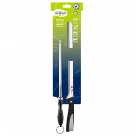 Coltello per Prosciutto San Ignacio SG-4362 Acciaio inossidabile Chaira 2 Pezzi