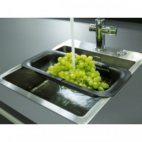 Scolapiatti Allungabile per Lavello Wenko Sievo 55012100 Nero