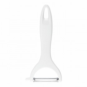 Pela Verdure e Frutta Tescoma Presto Bianco Acciaio inossidabile Plastica