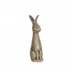 Statua Decorativa Romimex Beige Ceramica Coniglio 14 x 48 x 18 cm