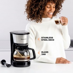 Caffettiera Americana Taurus Verona inox 12 tazas 1000 W Nero