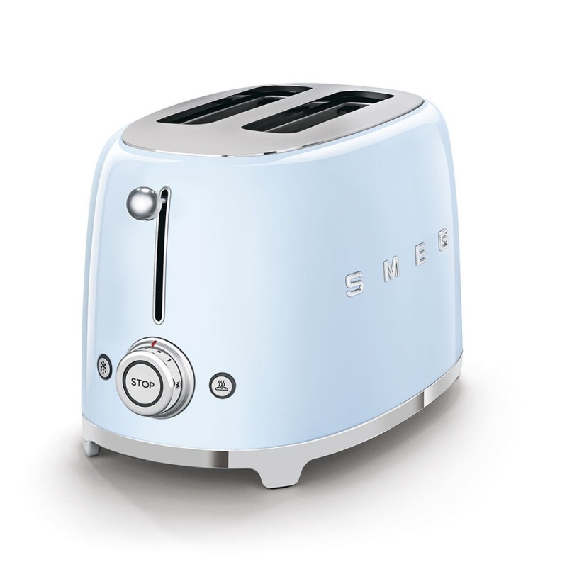 Tostapane Smeg TSF01PBEU Acciaio inossidabile Vintage Azzurro Anni 50 950 W