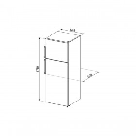 Frigorifero combinato Smeg FD32F Bianco