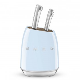 Set di Coltelli da Cucina con Supporto Smeg KBSF02PB