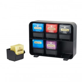 Contenitore per Sistemare le Capsule di Caffè Archivo 2000 Nero 13 x 26 x 20 cm