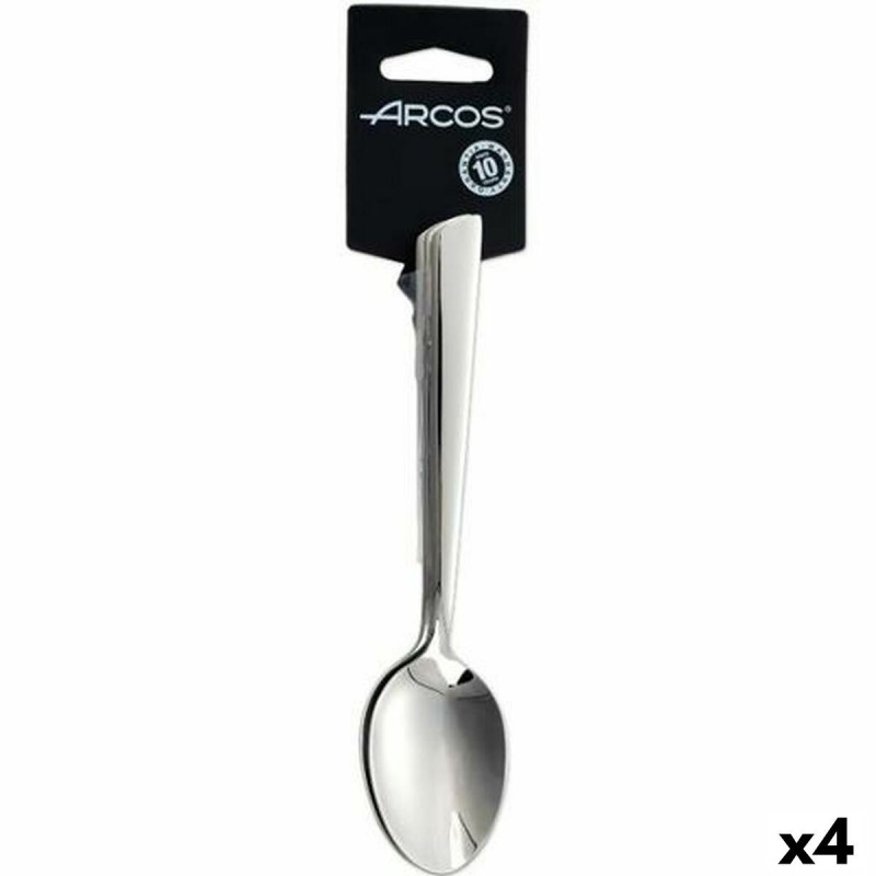 Set di cucchiai da dessert Arcos Toscana Argentato Acciaio inossidabile (4 Unità)