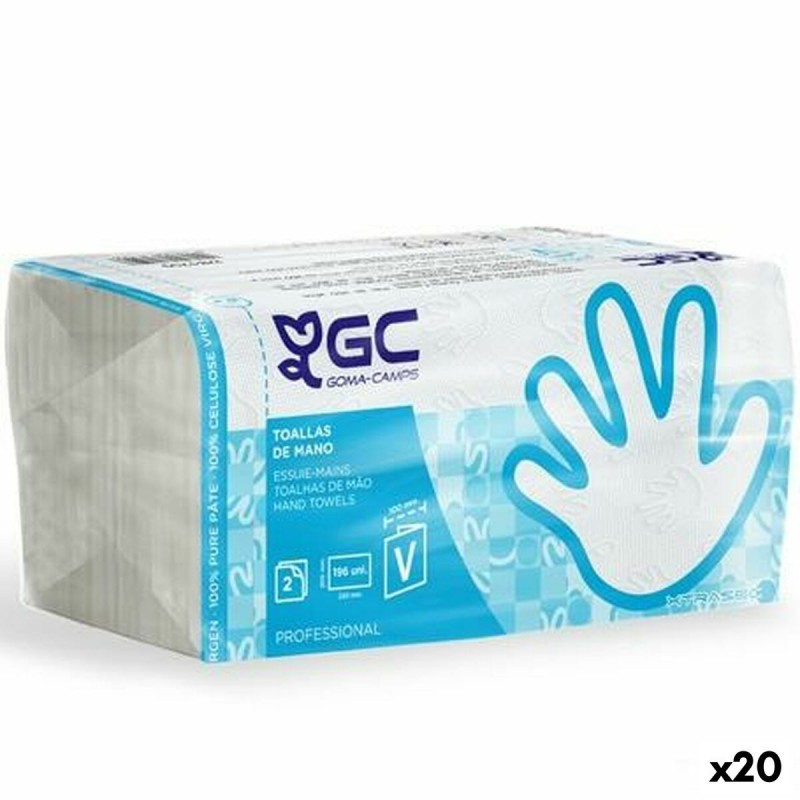 Asciugamano usa e getta GC Xtrasec C3920 Bianco 196 Pezzi 20 Unità