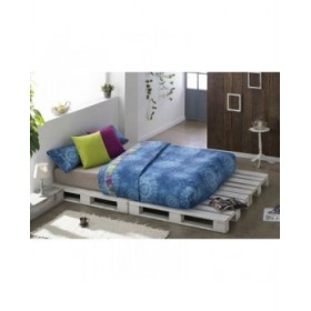 Set di copripiumino Lois JEANS Grigio Osimano 260 x 230 cm 4 Pezzi