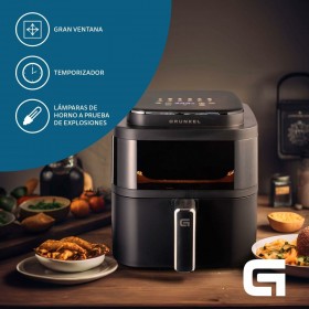 Friggitrice ad Aria Grunkel Nero 1400 W 6 L