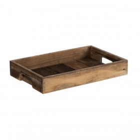 Vassoio per aperitivi 48 x 32 x 6 cm Naturale Legno di abete 3 Pezzi