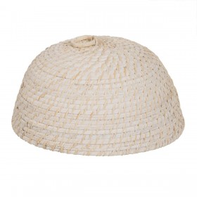 Copripiatti Bambù Rattan 35 x 35 x 18 cm