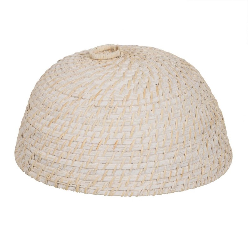 Copripiatti Bambù Rattan 35 x 35 x 18 cm
