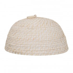 Copripiatti Bambù Rattan 35 x 35 x 18 cm