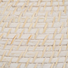 Copripiatti Bambù Rattan 35 x 35 x 18 cm