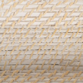 Vassoio Bianco Bambù Rattan 44 x 17 x 7 cm (2 Unità)