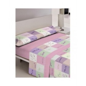 Set di copripiumino Hosteline CUTE Rosa Singolo 3 Pezzi
