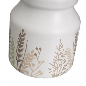 Contenitore per Utensili da Cucina GRASS Legno Metallo Gres 12 x 12 x 13 cm