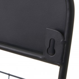 Portarotolo da Cucina Nero Naturale Ferro 34 x 11 x 39 cm