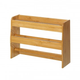 Portarotolo da Cucina Naturale Bambù 36 x 10 x 26 cm