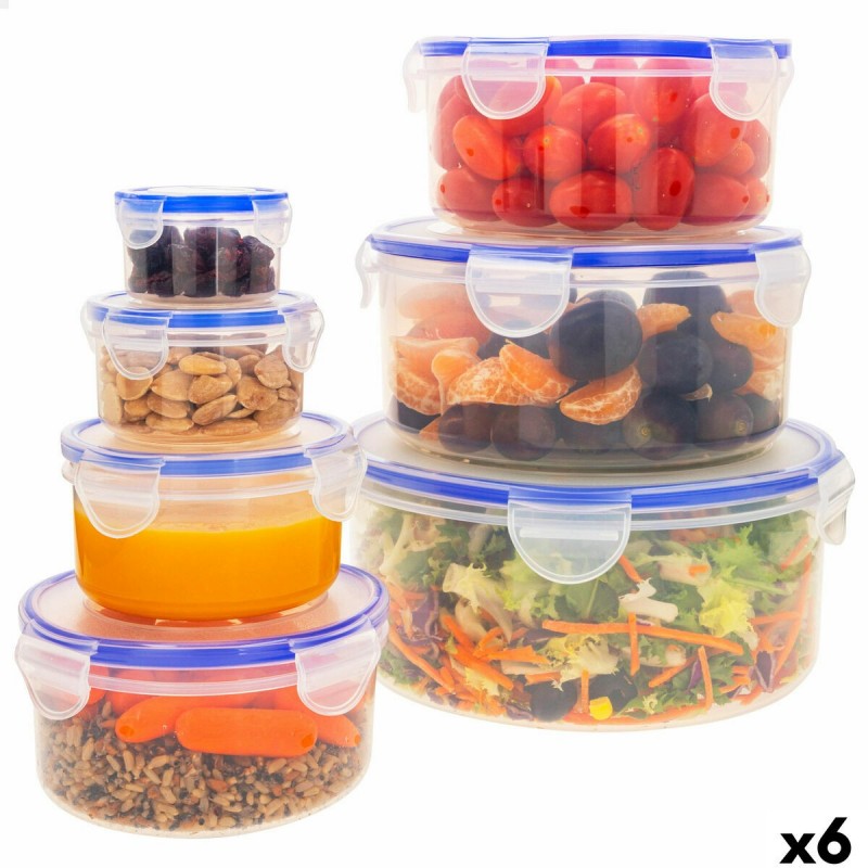 Set di Contenitori da Cucina Ermetici Impilabili Max Home 23 x 11 x 23 cm 6 Unità