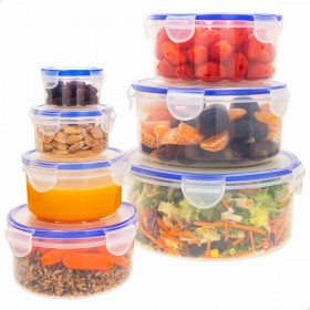 Set di Contenitori da Cucina Ermetici Impilabili Max Home 23 x 11 x 23 cm 6 Unità