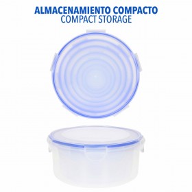 Set di Contenitori da Cucina Ermetici Impilabili Max Home 23 x 11 x 23 cm 6 Unità