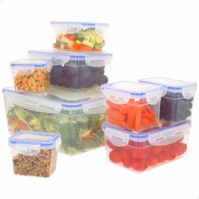 Set di Contenitori da Cucina Ermetici Impilabili Max Home 27 x 12 x 20 cm 6 Unità