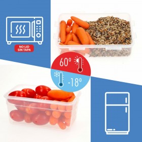 Set di Contenitori da Cucina Ermetici Impilabili Max Home 27 x 12 x 20 cm 6 Unità
