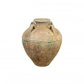 Vaso da pavimento Alexandra House Living Beige Ceramica 75 x 80 x 75 cm