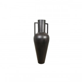 Vaso Romimex Nero Ceramica Affusolato 60 x 165 x 60 cm Con manici