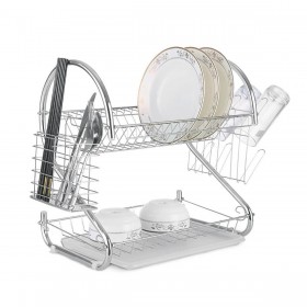 Scolapiatti da Lavandino Feel Maestro MR-1025-53 Argentato Acciaio inossidabile Plastica